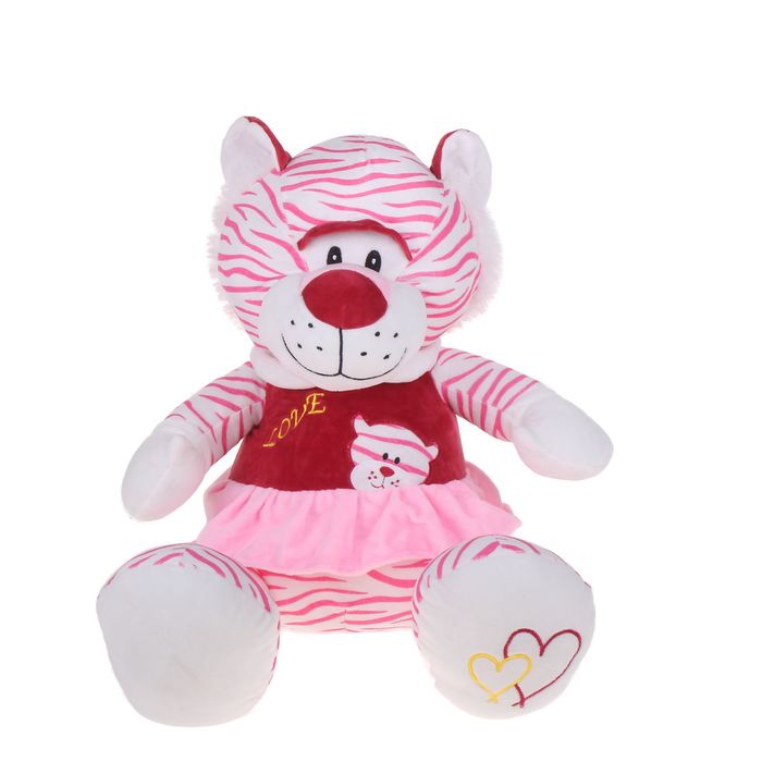 Мягкая игрушка "Тигр в платье № 1", цвета МИКС