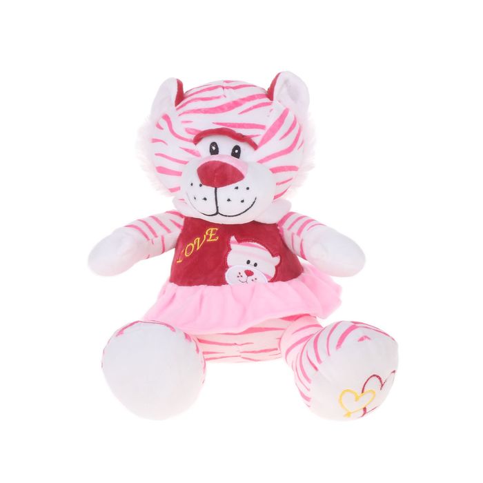 Мягкая игрушка "Тигр в платье № 3", цвета МИКС