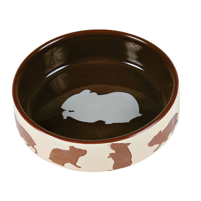 Миска Trixie для грызунов, 80мл/8см, керамика.