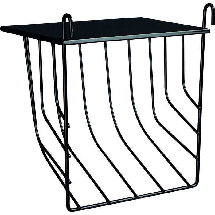 Кормушка Trixie для сена подвесная, 17 x 18 x 12 см, черный