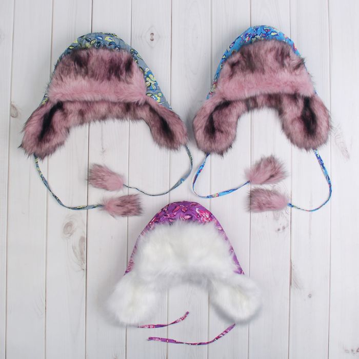 Шапка зимняя для девочки, размер 54, цвет МИКС 204