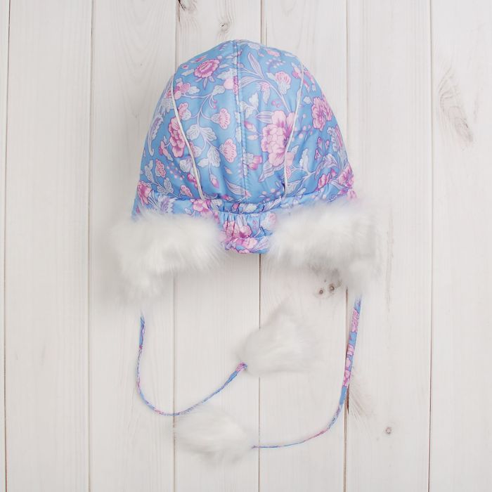 Шапка зимняя для девочки, размер 54, цвет МИКС 28