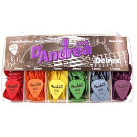 

Коробка медиаторов D`Andrea D351 Formula Delrex 432шт, 6 видов