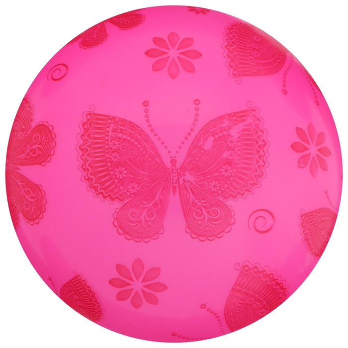 Мяч детский «Бабочки», d=22 см, 60 г, МИКС