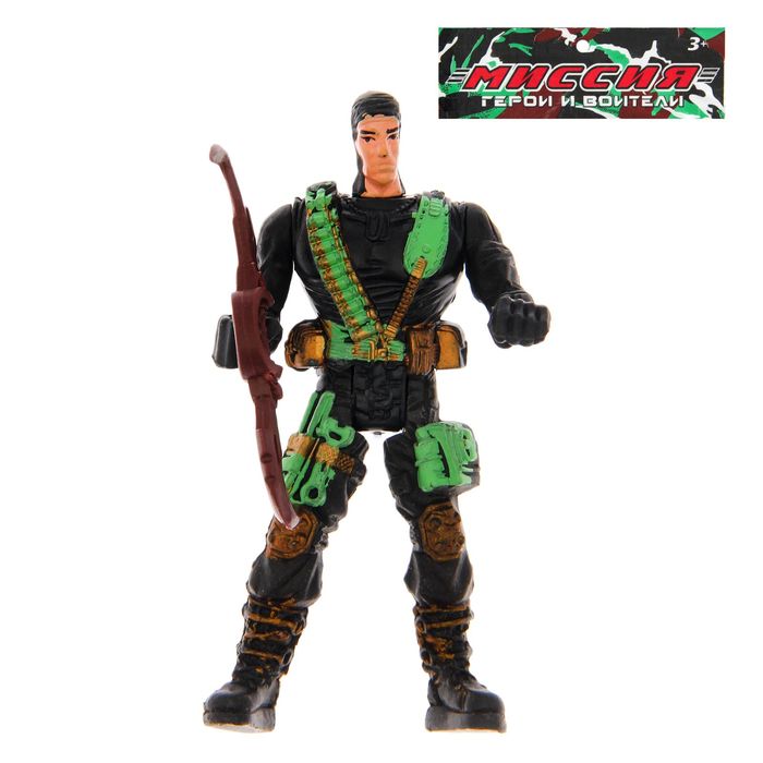 Фигурка солдатика "Диверсант", с аксессуарами, МИКС