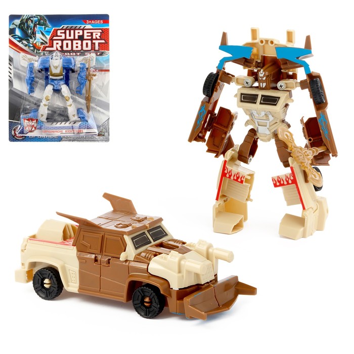 Робот-трансформер «Супер робот», цвета МИКС