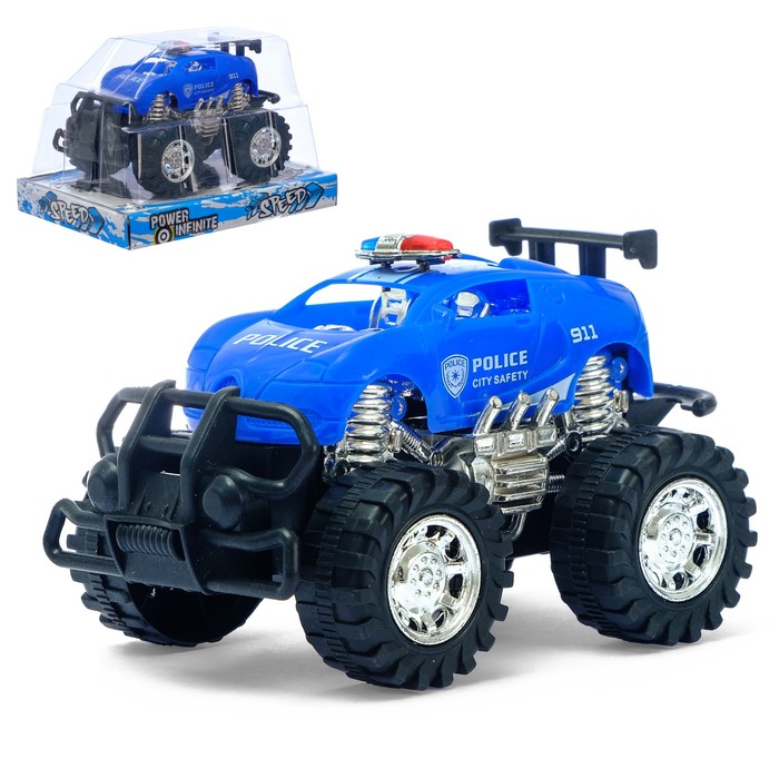 Машина инерционная "Полицейский патруль", МИКС