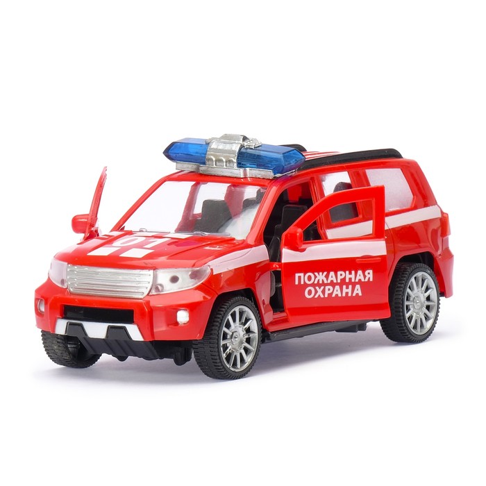 Машина инерционная "Пожарная охрана Круизёр", открываются двери