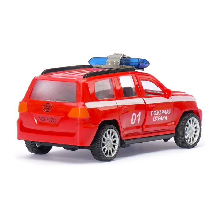 Машина инерционная "Пожарная охрана Круизёр", открываются двери