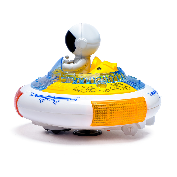 Машина "НЛО", работает от батареек, световые и звуковые эффекты, цвета МИКС