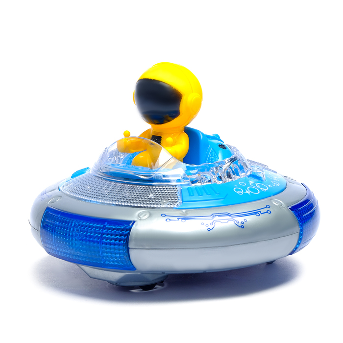 Машина "НЛО", работает от батареек, световые и звуковые эффекты, цвета МИКС