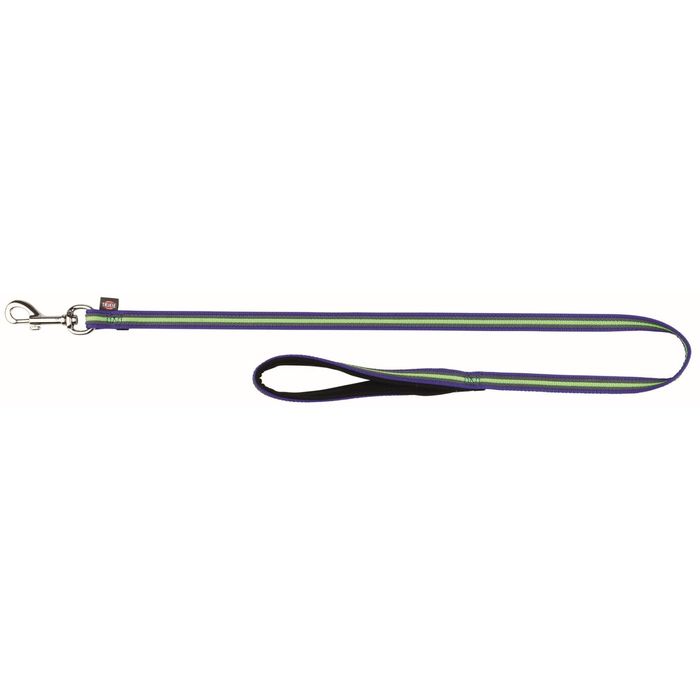 Поводок Trixie Fusion, S–L, 100 см х 1,7 см, синий/зеленый