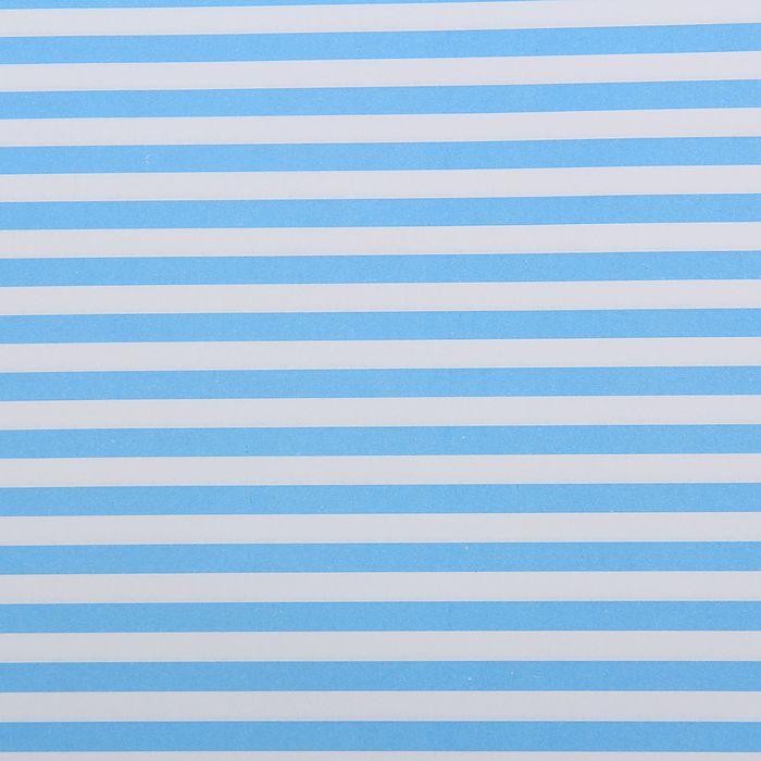 Бумага упаковочная "Синие полоски", 60 х 60 см