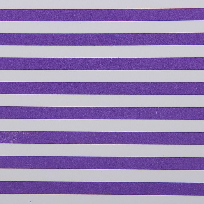 Бумага упаковочная "Фиолетовые полоски", 60 х 60 см