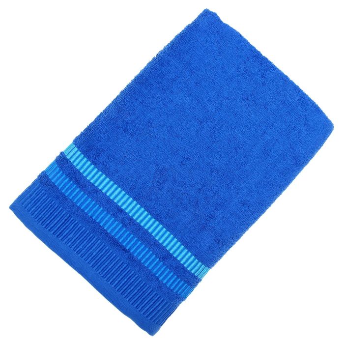 Полотенце махровое TW-Nice, размер 65x130, 340 г/м, цвет синий