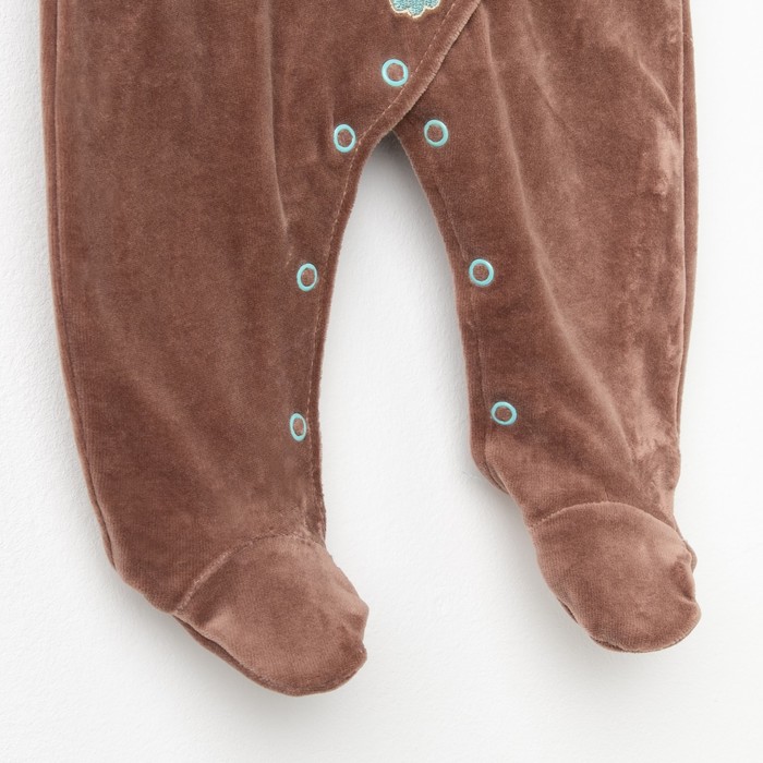 Комбинезон NEON 760326, р.68 80% хлопок,20% полиэстер коричневый