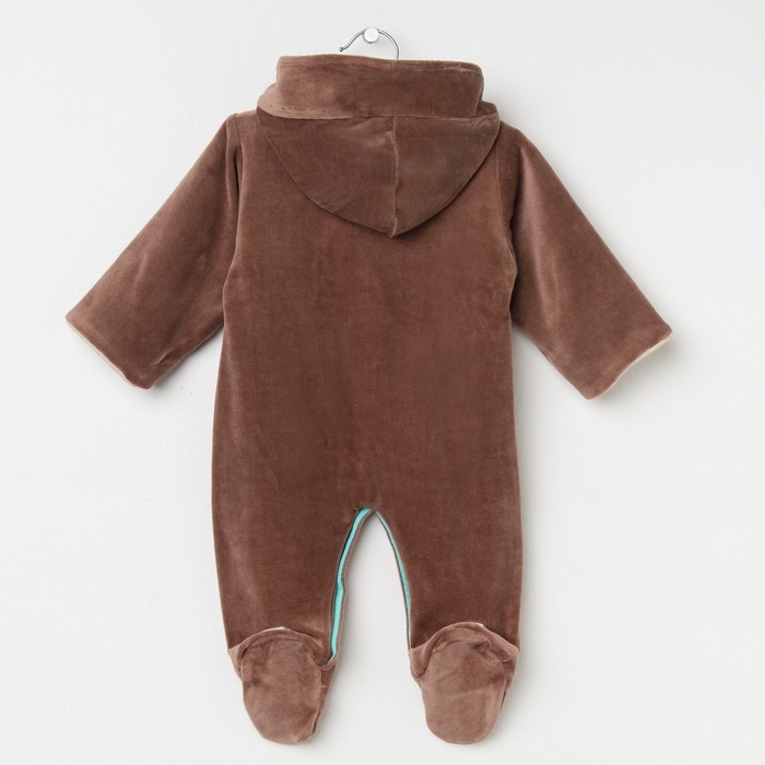 Комбинезон NEON 760326, р.68 80% хлопок,20% полиэстер коричневый