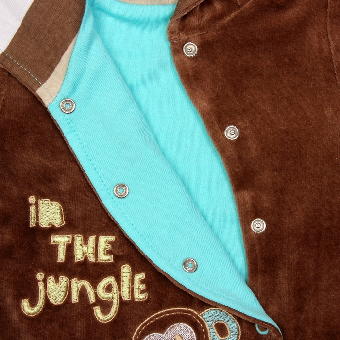 Комбинезон NEON 760326, р.68 80% хлопок,20% полиэстер коричневый