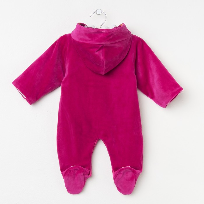 Комбинезон NEON 760326, р.68 80% хлопок,20% полиэстер малиновый