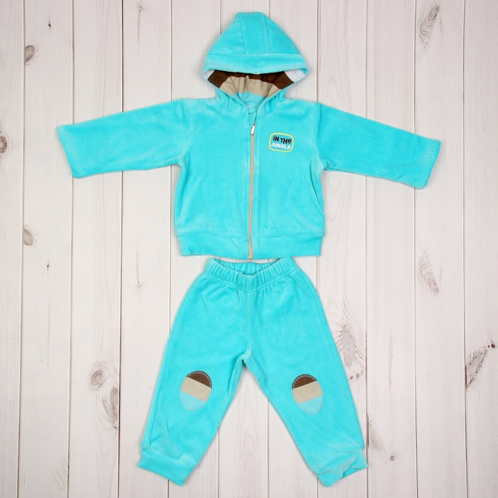 Костюм NEON 760395, р.80 80% хлопок,20% полиэстер голубой