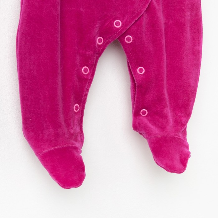 Комбинезон NEON 760333, р.74 80% хлопок,20% полиэстер малиновый