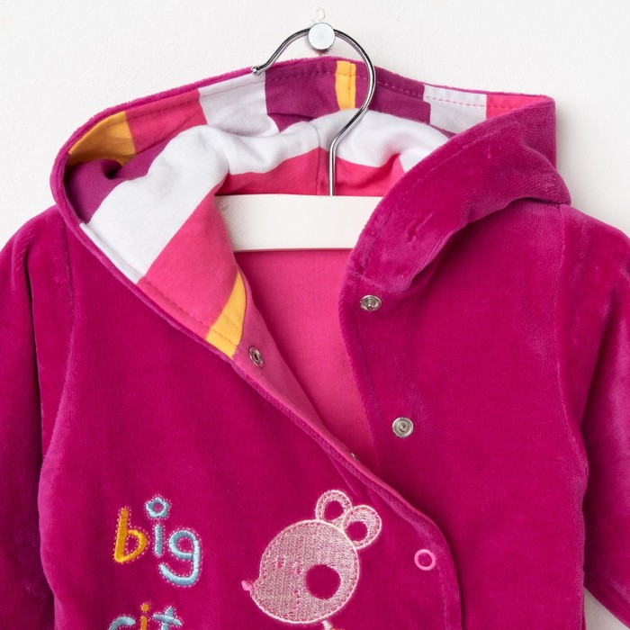 Комбинезон NEON 760333, р.74 80% хлопок,20% полиэстер малиновый