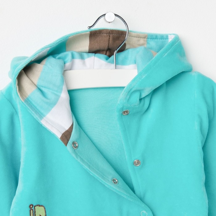 Комбинезон NEON 760333, р.74 80% хлопок,20% полиэстер голубой