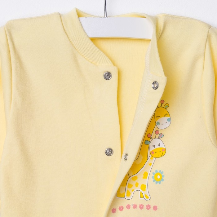 Комбинезон SITO 719768, р.80 100% хлопок желтый