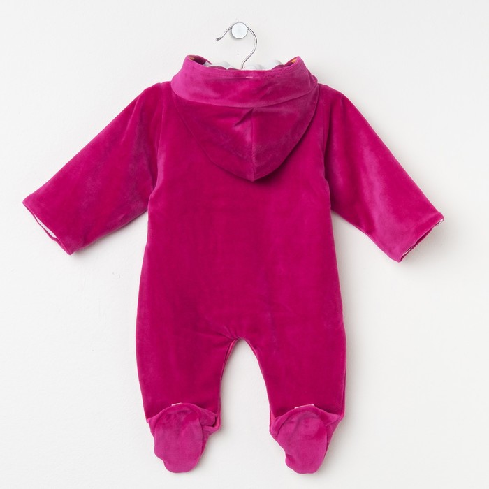 Комбинезон NEON 760319, р.62 80% хлопок,20% полиэстер малиновый