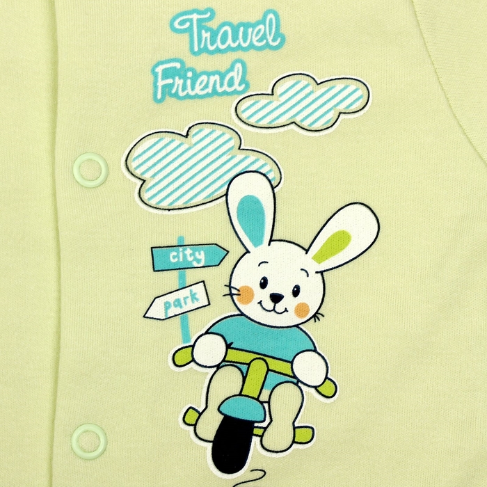 Комбинезон SITO 719751, р.74 100% хлопок зеленый