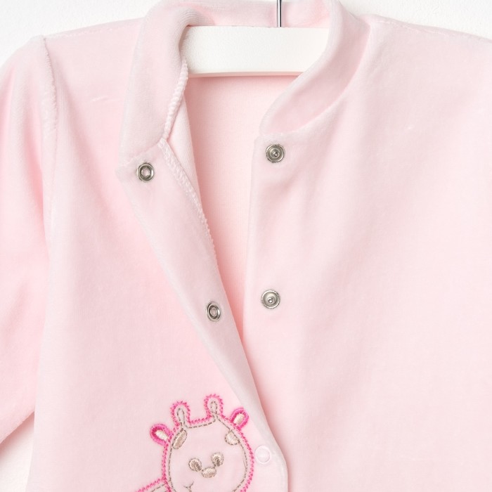 Комбинезон HAPPY 749260, р.68 80% хлопок,20% полиэстер розовый