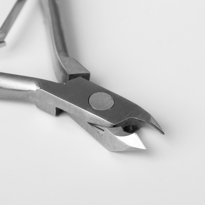 Кусачки маникюрные, для кутикулы, двойная пружина, 10см , рабочая область-3мм, цвет серебристый