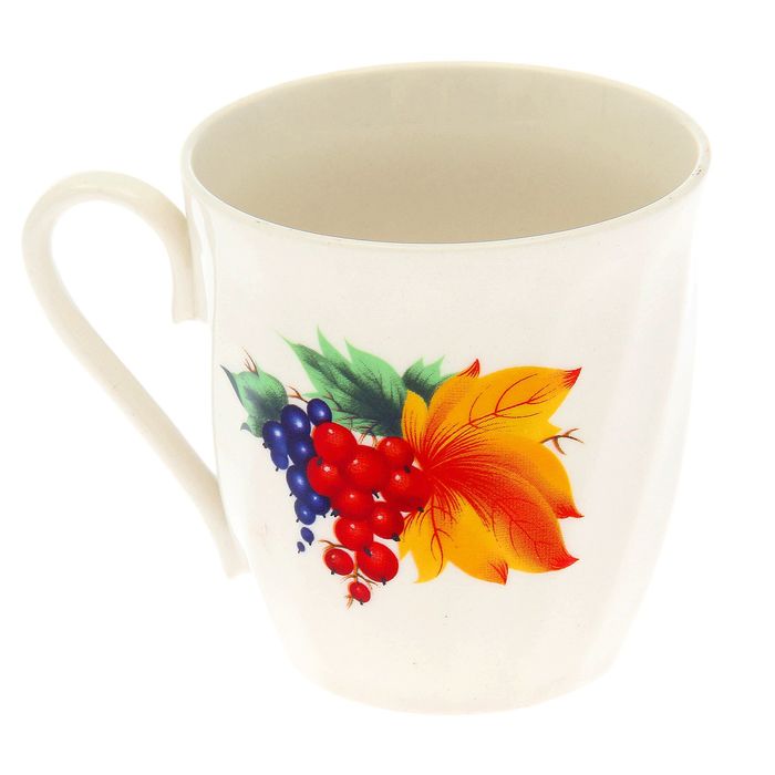 Кружка 250 мл "Волна" смородина, деколь