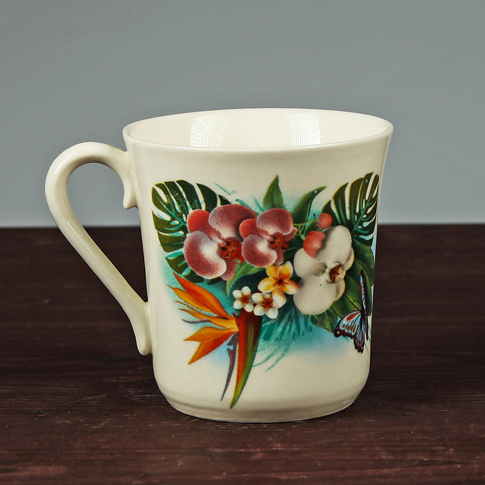 Кружка "Верона", тропик, деколь, 250 мл