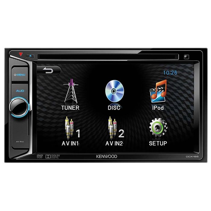 Автомагнитола CD DVD Kenwood DDX-155 2DIN 4x40Вт
