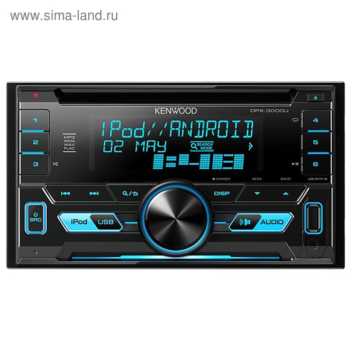 Автомагнитола CD Kenwood DPX-3000U 2DIN 4x50Вт