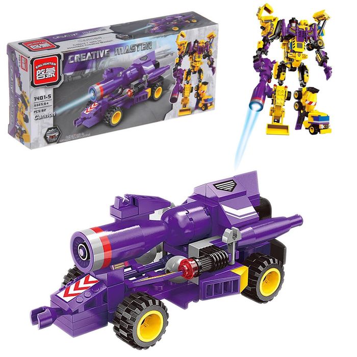 Конструктор «Трансформер-стройка», деталей 77-107, МИКС