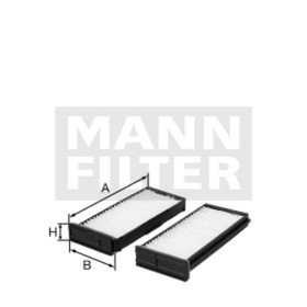 

Фильтр салонный MANN-FILTER CU23001-2