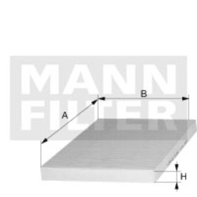 

Фильтр салонный MANN-FILTER CU24013