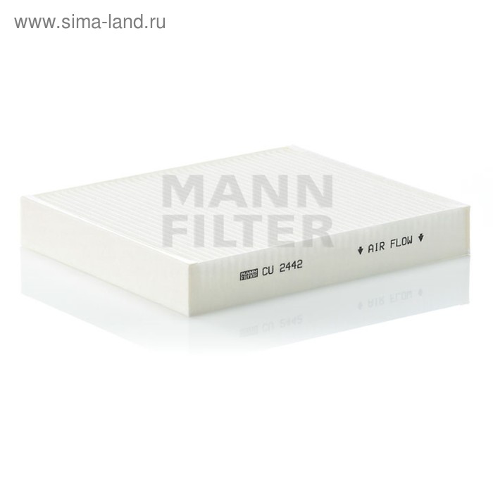 Фильтр салонный MANN-FILTER CU2442 фильтр салонный mann filter fp 1919
