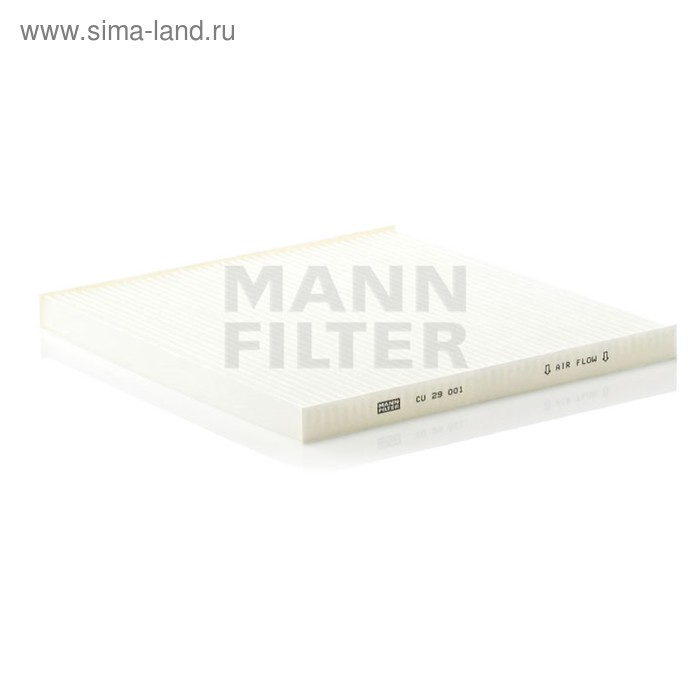 Фильтр салонный MANN-FILTER CU29001 фильтр салонный mann filter fp 1919