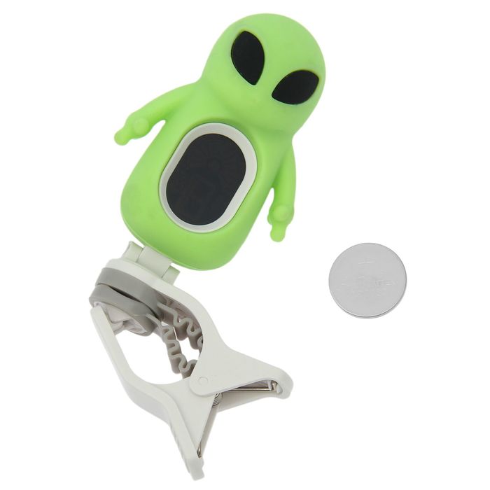 Хроматический тюнер-клипса G.A.S. ALIEN зеленый