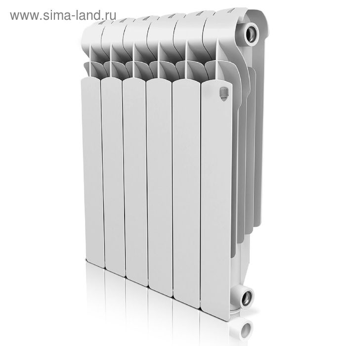 цена Радиатор алюминиевый Royal Thermo Indigo, 500 x 100 мм, 6 секций