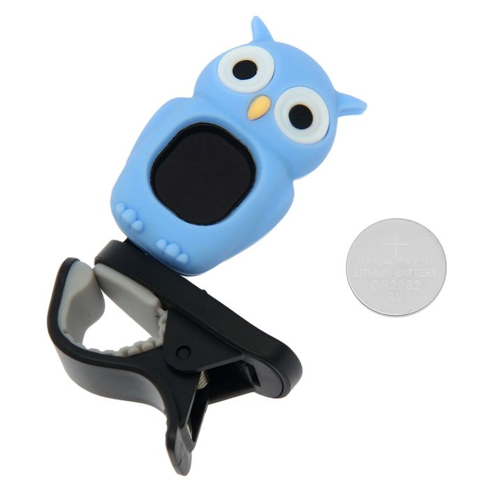 Хроматический тюнер-клипса G.A.S. OWL (Blue)