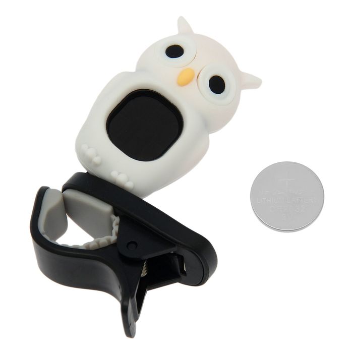 Хроматический тюнер-клипса G.A.S. OWL (White)