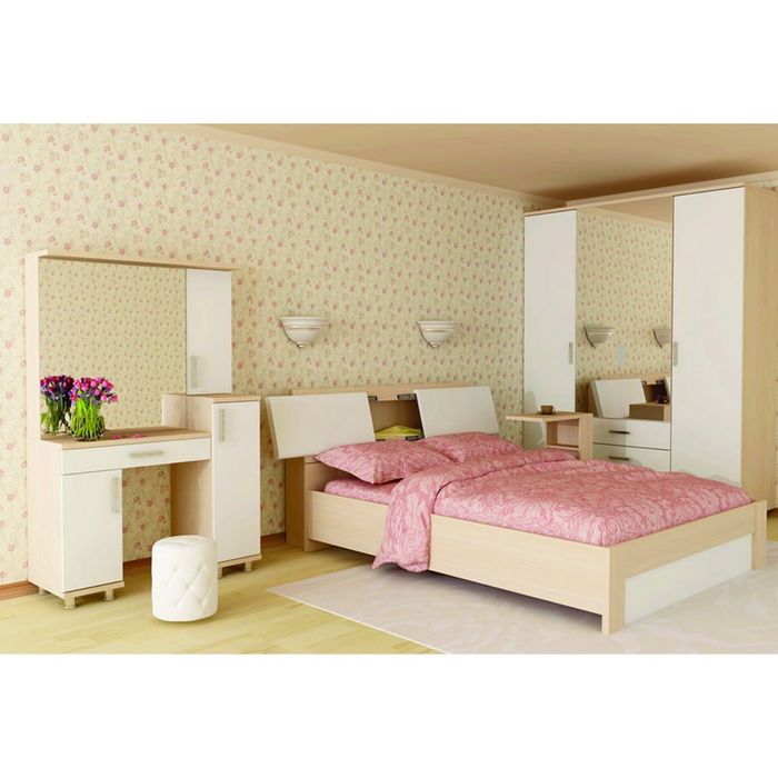 Столик прикроватный Мальта Дуб млечный