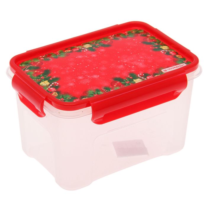 Контейнер пищевой 1,1 л "Новый год"