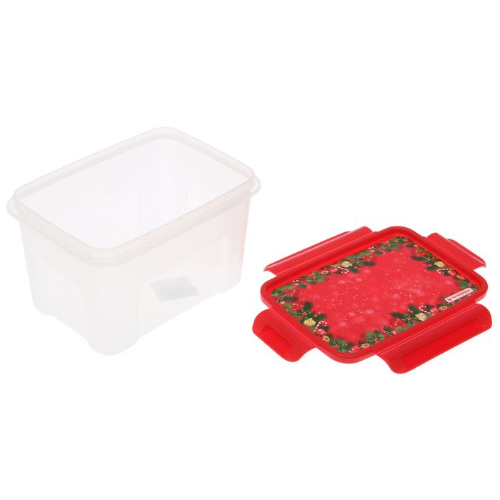 Контейнер пищевой 1,1 л "Новый год"