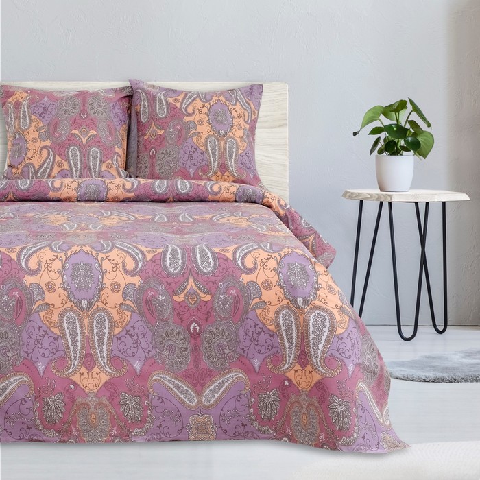 Постельное бельё "Этель" 2 сп. Бута, размер 175х215 см, 200х220 см, 70х70 см - 2 шт., 100% хлопок, поплин 125 г/м2