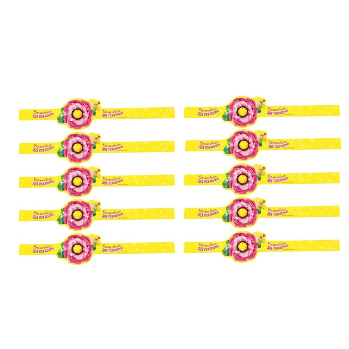 Набор браслетов для праздника "Волшебного Дня Рождения", 10 шт.